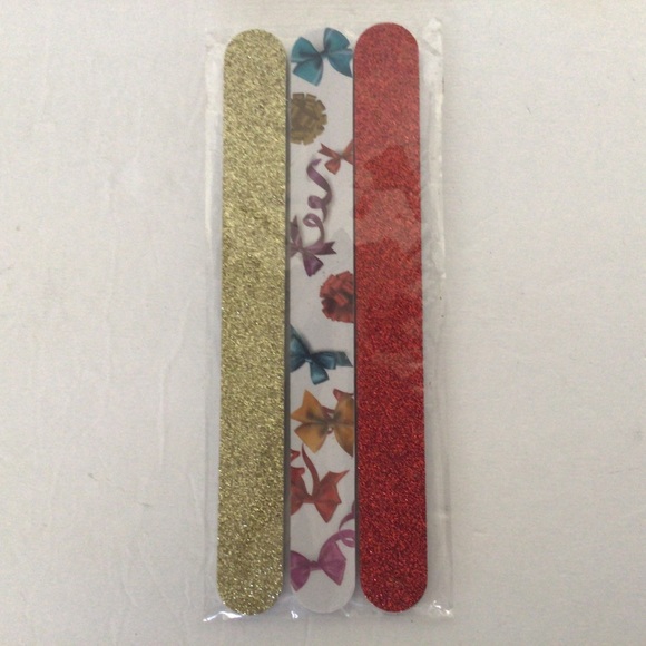 PACIFIC WORLD GLAM NAIL FILES SET OF THREE NWT - Picture 1 of 5